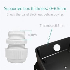 img 2 attached to 🔌 Highly Reliable Lantee Cable Gland: Waterproof Connector for Secure Connections