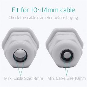 img 1 attached to 🔌 Highly Reliable Lantee Cable Gland: Waterproof Connector for Secure Connections