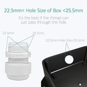 img 3 attached to 🔌 Highly Reliable Lantee Cable Gland: Waterproof Connector for Secure Connections