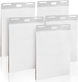 img 4 attached to 📝 IMPRESA Premium Self-Stick Easel Pads - 5-Pack, 25 x 30 Inches, 30 Sheets Per Pad - High-Quality Paper, Strong Staples, Sticky Easel Poster Chart Pads - Ideal for Wall Displays
