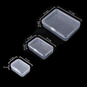 img 2 attached to LJY Rectangular Plastic Containers Projects Organization, Storage & Transport