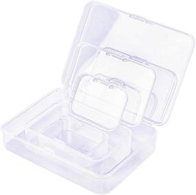 img 1 attached to LJY Rectangular Plastic Containers Projects Organization, Storage & Transport