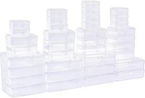 img 4 attached to LJY Rectangular Plastic Containers Projects Organization, Storage & Transport