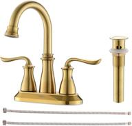 bathroom centerset lavatory faucet with day135btg technology by dayone: enhancing your bathroom experience! logo