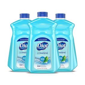img 4 attached to Dial Antibacterial Liquid Hand Soap Refill, Spring Water, 52oz (Pack of 3) - Germ-Fighting Hand Cleanser for Daily Hygiene