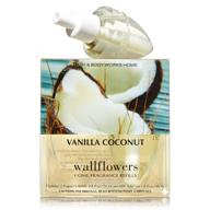 🛁 bath & body works vanilla coconut wallflowers refills, 2-pack: refreshing home fragrance (1.6 fl oz total) логотип