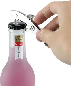 img 2 attached to SWATOM Bottle Opener Keychain Accessories