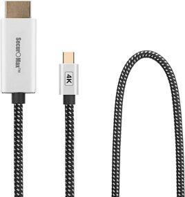 img 1 attached to DisplayPort Cable 18Gbps MiniDP HDMI Braided