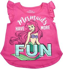 img 2 attached to 👚 Adorable Disney Girls 3PC Shirts: Stylish Short-Sleeved Clothing for Young Girls