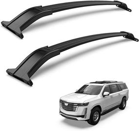 img 4 attached to 🚘 Top-rated Roof Rack Cross Bar Rail for GMC Yukon/Chevy Tahoe/Cadillac Escalade - 2015-2020 Cargo Racks Rooftop Luggage Canoe Kayak Carrier Rack