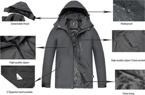 img 1 attached to VICALLED Outdoor Mountain Waterproof Windproof Outdoor Recreation for Outdoor Clothing
