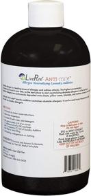 img 2 attached to LivePure LP-AM-12 12 oz. Anti Allergen and Dust Mite Laundry Additive for Reliable Relief, White