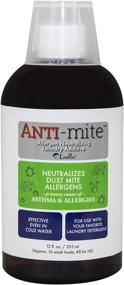 img 4 attached to LivePure LP-AM-12 12 oz. Anti Allergen and Dust Mite Laundry Additive for Reliable Relief, White