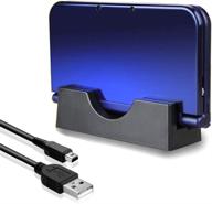 🔌 enhanced charging experience: customized usb charger dock for nintendo new 3ds, new 3ds xl logo