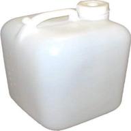 🥤 hedpak 5-gallon plastic carboy with handle - bpa free & food grade, white logo