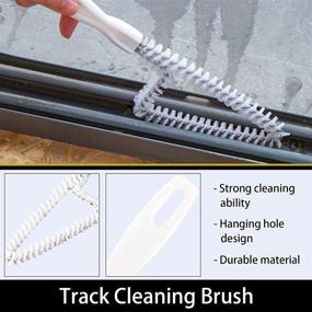 img 2 attached to 13 PCS Hand-held Window Groove Cleaning Brush Set - Effective Window Track Cleaning Tools for Sliding Doors, Sills, Tile Lines, Shutters, Car Vents, Keyboards - Small Clean Kit