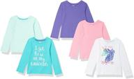 spotted zebra girls' long-sleeve t-shirts: stylish & comfortable tops for girls logo