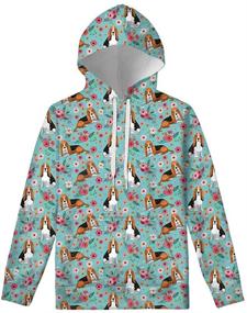 img 2 attached to WELLFLYHOM Lightweight Boys' Clothing: Stylish Sweatshirts Sweaters Pullover - Fashion Hoodies & Sweatshirts