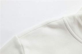 img 1 attached to 👦 UNACOO Brushed Fleece Long Shoulder Boys' Clothing: Trendy Fashion Hoodies & Sweatshirts