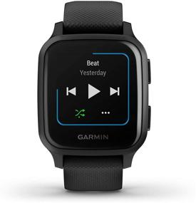 img 3 attached to 🏃 Garmin Venu Sq Music GPS Мультиспортивный фитнес-смартчасы (Черный/Сланец) + Наушники Wearable4U Black с чехлом для зарядки Power Bank - набор