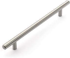 img 2 attached to 🔧 Dynasty Hardware P-1025-SN European 25-Inch Bar Pull in Satin Nickel Finish