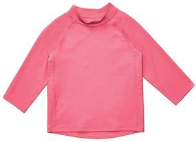 img 2 attached to 👶 Leveret Long Sleeve UPF+50 Sun Protected Rash Guard Swim Shirt for Baby Boys and Girls (12 Months-5 Toddler)