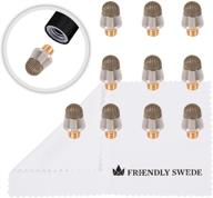 🖊️ the friendly swede 10-piece replacement tips for extra long fiber tip stylus: enhanced precision and durability logo