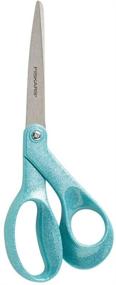 img 3 attached to ✂️ Fiskars Premier Tide Blue Scissors: 8in Bent Sparkle – A Cut Above the Rest