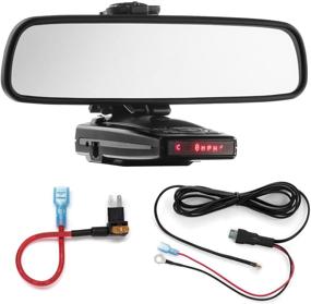 img 4 attached to 🚗 Radar Mount Mirror Mount & Direct Wire Power Cord Kit with Micro2 Fuse Tap for Escort 9500ix, X50, and 8500 (3001601)