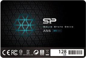 img 4 attached to 💾 Silicon Power 128GB SSD 3D NAND A55 - Enhanced Performance Boost SATA III 2.5" Internal Solid State Drive SU128GBSS3A55S25AH
