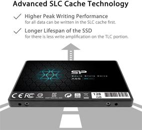 img 1 attached to 💾 Silicon Power 128GB SSD 3D NAND A55 - Улучшенное увеличение производительности SATA III 2,5 "Внутренний твердотельный накопитель SU128GBSS3A55S25AH