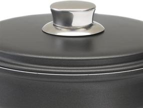 img 2 attached to Farberware Nonstick Dishwasher Safe Egg Poacher Pan/Skillet with 4 Cups and Lid - 8 Inch Gray Cookware