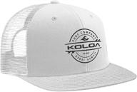 koloa thruster trucker whitewhite black logo