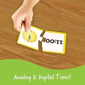 img 2 attached to Time Activity Set for Homeschooling: Back to School Learning Resources, Prepare for School with Toys for Tactile and Analog Clock Learning, Includes 41 Pieces, Ideal for Ages 5+
