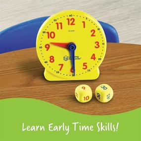 img 3 attached to Time Activity Set for Homeschooling: Back to School Learning Resources, Prepare for School with Toys for Tactile and Analog Clock Learning, Includes 41 Pieces, Ideal for Ages 5+