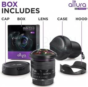 img 2 attached to 📷 Altura Photo 8mm f/3.0 Professional Wide Angle Aspherical Fisheye Lens for Canon EOS 90D 80D 77D Rebel T8i T7 T7i T6i T6s T6 T100 SL2 SL3 DSLR Cameras with Canon EF Lens Mount