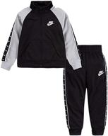 👕 nike boy's swoosh tricot taping 2 piece set: superior style and comfort for active boys logo