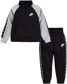 img 4 attached to 👕 Nike Boy's Swoosh Tricot Taping 2 Piece Set: Superior Style and Comfort for Active Boys