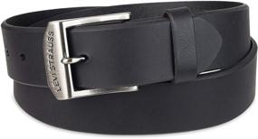 img 3 attached to Levi's Double 👖 Rivet Genuine Leather Belt
