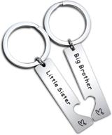 👯 feelmem sibling matching keyring - girls' jewelry with enhanced seo logo