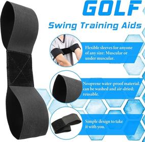 img 2 attached to 🏌️ Rmolitty Golf Swing Trainer - Improve Beginner Wrist Hinge & Smooth Swing with Correcting Tools