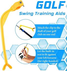 img 1 attached to 🏌️ Rmolitty Golf Swing Trainer - Improve Beginner Wrist Hinge & Smooth Swing with Correcting Tools