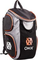 onix pickleball backpack: durably designed to carry paddles, balls, apparel, and water bottles логотип