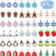 christmas snowflake necklace decoration accessories logo