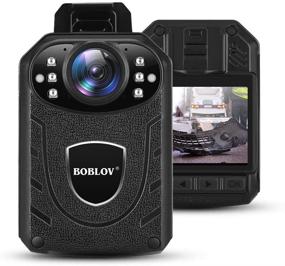 img 4 attached to Enhanced SEO: BOBLOV KJ21 Body Camera, High-Resolution 1296P Body Wearable Camera with Expandable Memory up to 128G, Extended 8-10 Hours Recording, Lightweight and Portable for Police, Easy Operation, Crystal-Clear NightVision (Card not Included)
