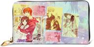 🍓 kmiumik fruits basket anime leather wallet: stylish cosplay credit card holder for men and women - great gift! logo