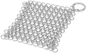 img 3 attached to Cleaner Stainless Chainmail Anti Rust Griddles