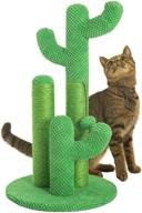 🌵 kilodor cactus cat scratching post: medium sisal scratcher tree with ball - premium quality for kittens logo