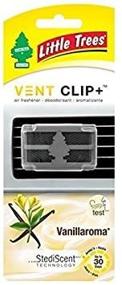 img 1 attached to 🌲 LITTLE TREES Vent Clip+ Auto Air Freshener, Vanillaroma, 4 Count: Long-lasting Fragrance for Your Car's Interior