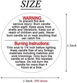 img 3 attached to Warning Container Stickers Waterproof Sticker Crafting in Candle Making